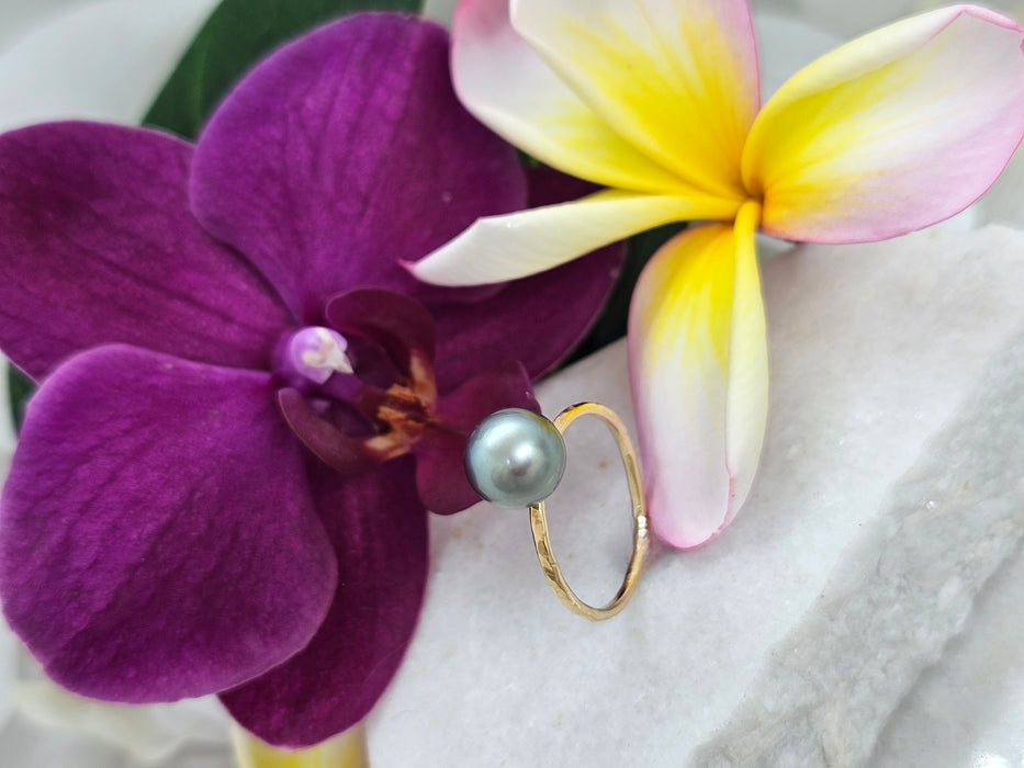 Tahitian Pearl Ring Size S