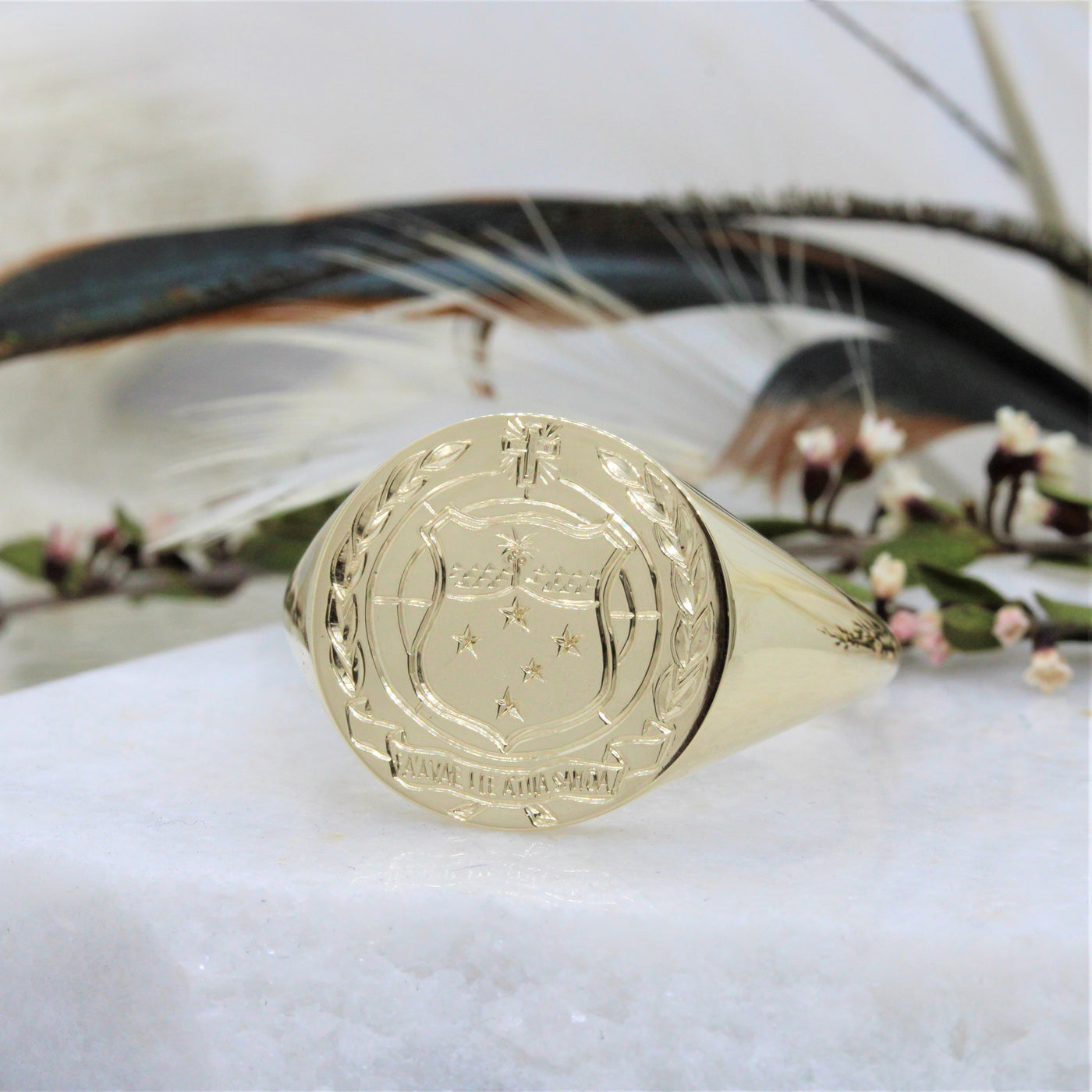 Signet Ring hand engraved – nesiancreations